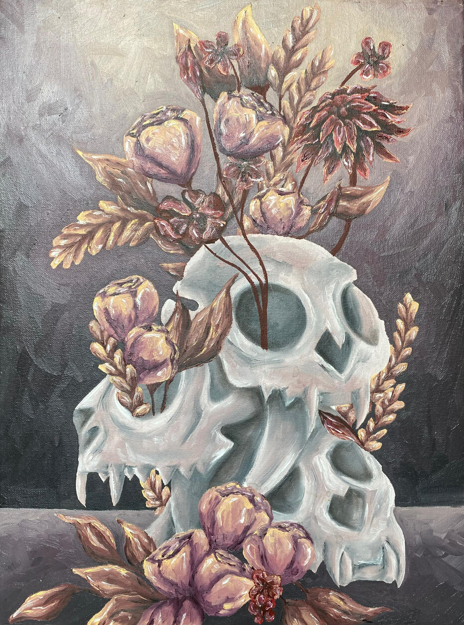 Cat Skulls [12 x 16"]